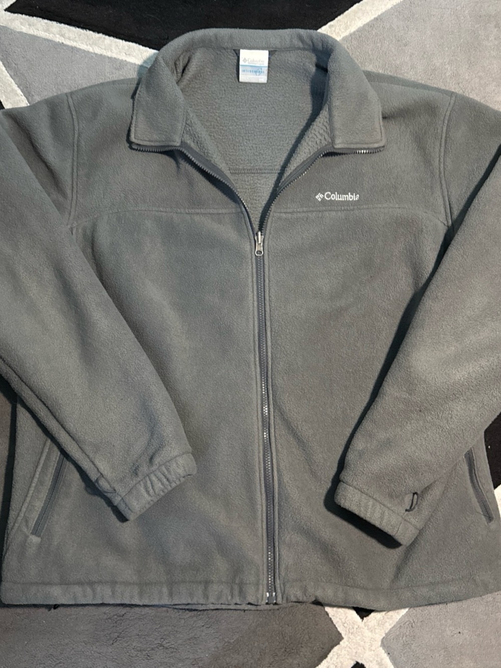 Columbia grey fleece jacket